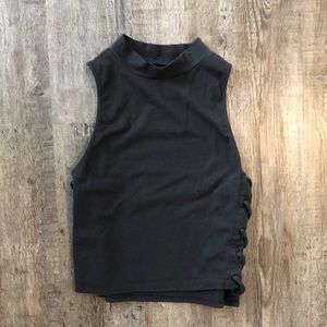 Kendall & Kylie Tie-Side Crop Top